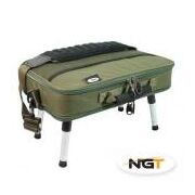 NGT BOX CASE TACKLE BAG WITH BIVVY TABLE