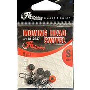 VARTEJ CU MARGEA CULISANT FILFISHING MOVING HEAD SWIVEL  S / 5 BUC / PLIC 