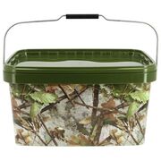 GALEATA NGT PATRATA CAMO 12.5 L CU CAPAC  SI CU MANER METALIC