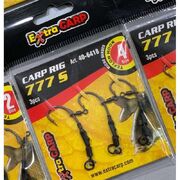 MONTURA EXTRA CARP RONNIE RIG 777S CU VARTEJ  NR 6 / 3 BUC / PLIC 