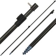 NGT-STORM POLE-TELESCOPIC 100-190 CM QIUCK  LOCK WITH BAR