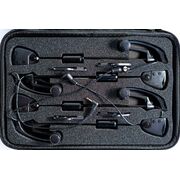 KIT 4 SWINGERE EXTRA CARP  ILLUMINATED BLACK  7 LED MULTICOLOR 