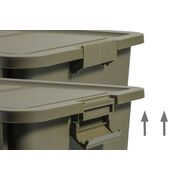 CUTIE DE TRANSPORT MIVARDI HARDCORE CU CAPAC  S  40x30x20 CM / 16 L