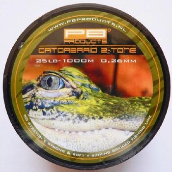 PB GATORBRAID  2-TONE  25LB-1000 M,0.26MM