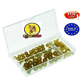 Extra Carp Rubber Beads 100buc/Set