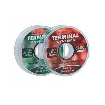FIR TEXTIL TERMINAL DYNEEMA-GREEN 15m/0.26mm/22.70kg