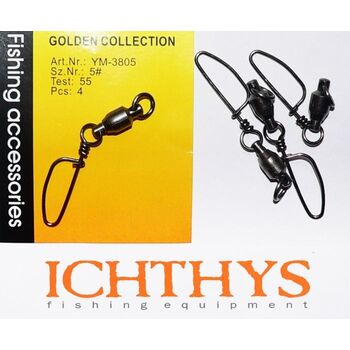 ICHTHYS  VARTEJ CU RULMET+ AGRAFA  5-55kg