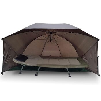 NGT SHELTER DE ZI CU GROUNDSHEET 153 CM  SI 2 STAPLI CONTRA VANTULUI 