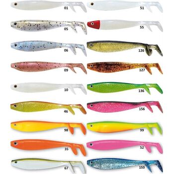DELALANDE FURY SHAD 11cm Fire Tiger 99 - 3 Buc/Plic