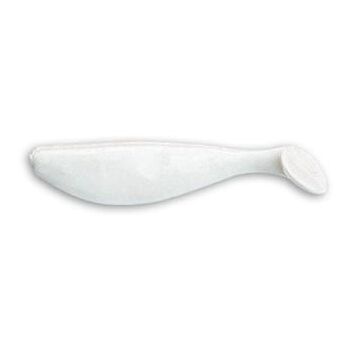 DELALANDE SHAD 7.5cm  Alb Perla 4 Buc/Plic