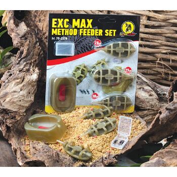 EXTRA CARP MAX METHOD FEEDER SET 3+1 (20+25+30 GR}
