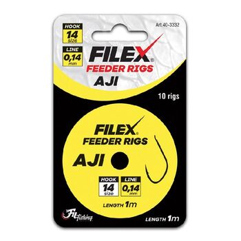 MONTURA FILEX METHOD FEEDER RIG CARLIG AJI NR 16 / 0.12 MM / 1M / 10 BUC 