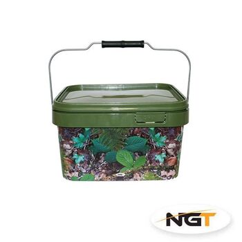 NGT GALEATA PATRATA CAMO 5 L CU CAPAC  SI CU MANER METALIC