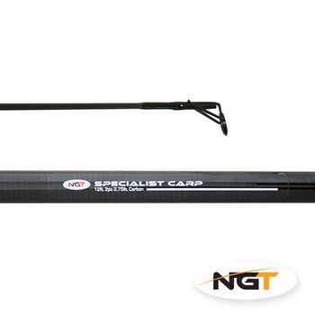 NGT LANSETA SPECIALIST CARP - CARBON 12 ft 3.60m/2 Buc 2.75 Lb