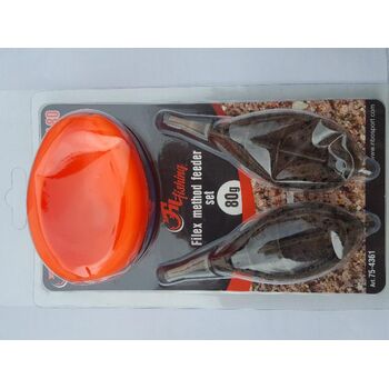 FILFISHING METHOD FEEDER SET 2 X 80 GR + MATRITA DIN SILICON 