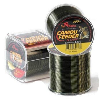 MONOFILAMENT FILFISHING CAMOU FEEDER  -  CRAP 0.20 MM / 300 M / 5.70 KG