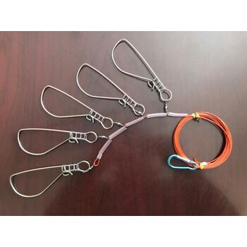 SET 5 AGRAFE FILFISHING PENTRU PASTRAREA  PESTELUI VIU