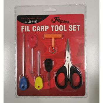 SET CROSETE FILFISHING 3 BUC+BURGHIU + FOARFECA + KNOT PULLER 6 BUC/BLISTER 