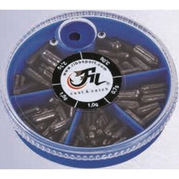 SET PLUMBI DESPICATI FILFISHING,STYL  Ă=70MM - L, 5 COMPARTIMENTE, 0.70-3.00G