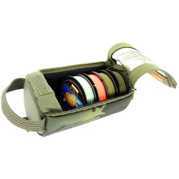 BORSETA  CU FERMOAR DUBLU PENTRU ROLELE  CU MONTURI SI LEADERI PB PRODUCTS DUBLE ZIPPER TUBE POUCH  