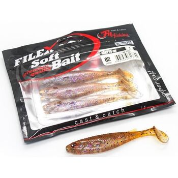 FILEX SHAD NEOX 02 / 10 CM / 4 BUC  / PLIC