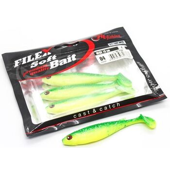 FILEX SHAD NEOX 04 / 10 CM / 4 BUC  / PLIC