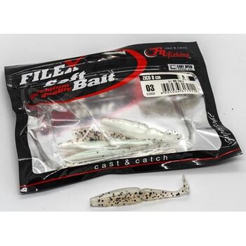 FILEX SHAD ZICO 03 / 8 CM / 5 BUC / PLIC
