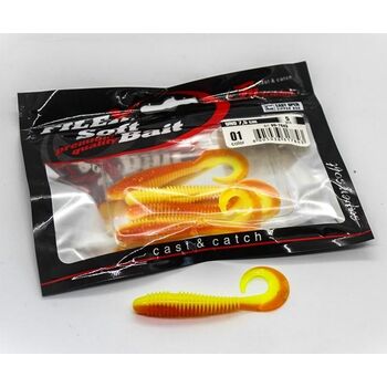 FILFISHING TWISTER  UNO  01 / 7,5 CM  / 5 BUC / PLIC
