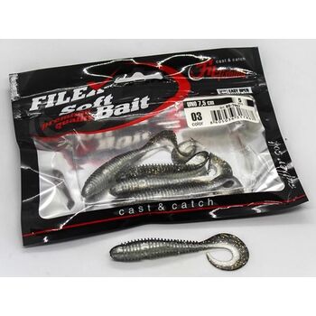 FILFISHING TWISTER  UNO  03 / 7,5 CM  / 5 BUC / PLIC