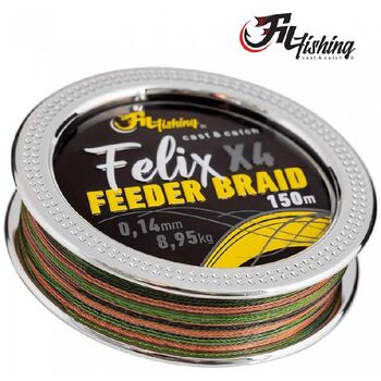 FIR TEXTIL  FILFISHING FELIX FEEDER BRAID  0.08 MM / 4.00  KG