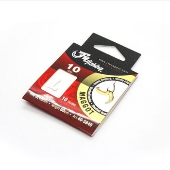 CARLIGE LEGATE FILFISHING MAGGOT RIG Nr 10/0.18MM / 60CM - 10Buc/ Plic