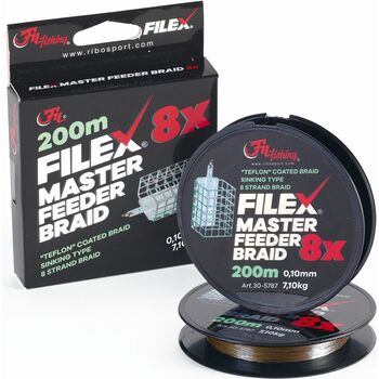 FIR TEXTIL FILEX MASTER x 8 FEEDER BRAID 0.12 MM / 200 M / 8.30 KG