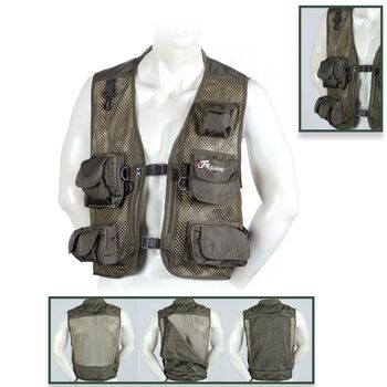 VESTA DE PESCUIT FILEX  OLIVE GREEN XL