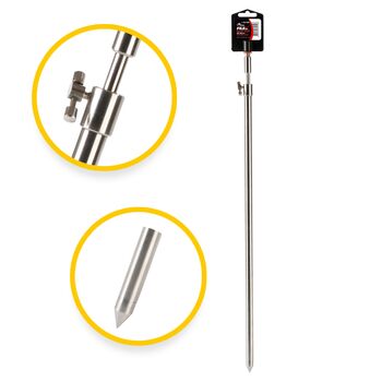 PICHET TELESCOPIC FILEX BANK STICK DIN INOX 50-85 CM