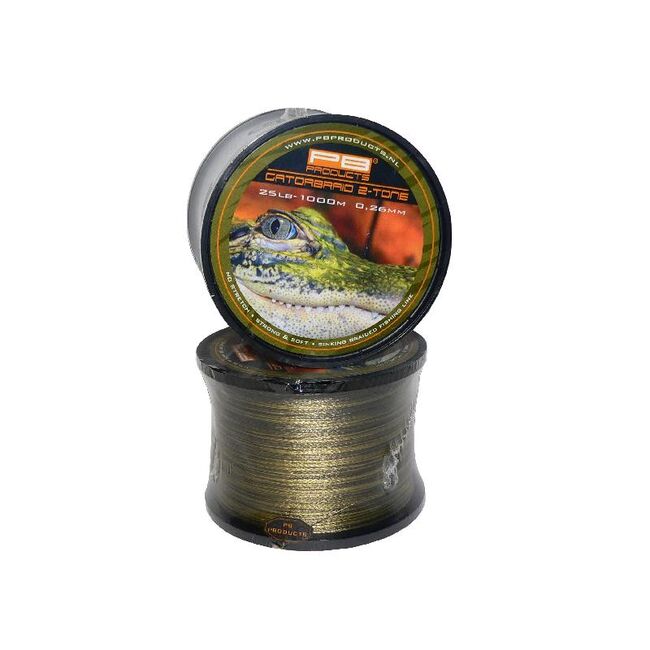 PB GATORBRAID  2-TONE  25LB-1000 M,0.26MM
