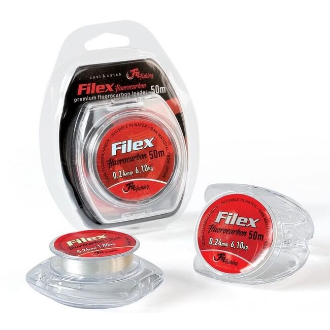 FIR  FILEX FLUOROCARBON  50 M / 0.14 MM / 2..20 KG MADE IN JAPAN 