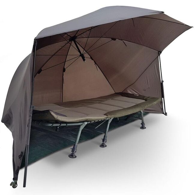 NGT SHELTER DE ZI CU GROUNDSHEET 153 CM  SI 2 STAPLI CONTRA VANTULUI 