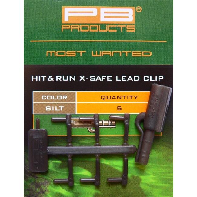 PB HIT - RUN  X-SAFE LEAD CLIP  SILT
