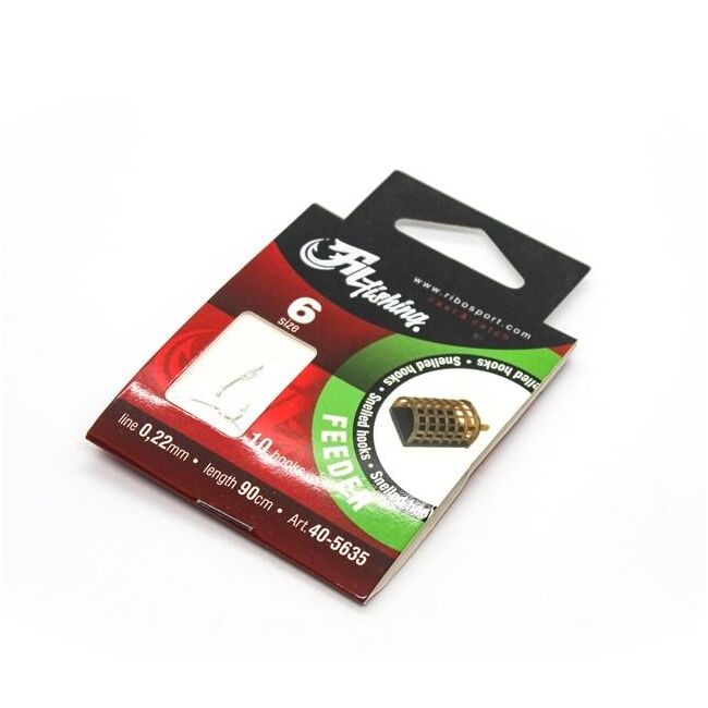 CARLIGE LEGATE FILFISHING FEEDER RIG Nr 14 /0.16MM / 90CM - 10Buc/ Plic
