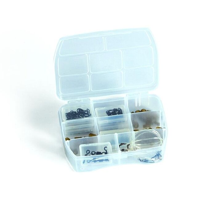 CUTIE FILEX PENTRU ACCESORII  8 COMPARTIMENTE  12 x 9.5 x 3 CM