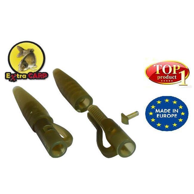 EXTRA  CARP LEAD CLIP  & TAIL RUBBER SET