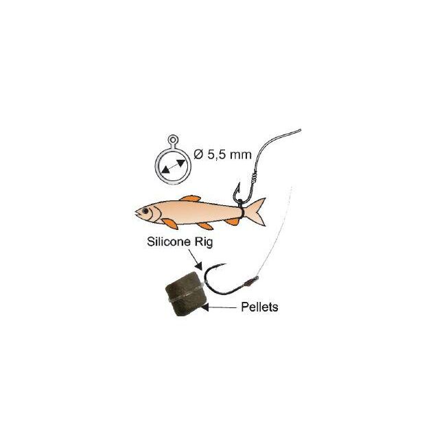 EXTRA CARP ELASTIC PELLETE  5,5mm /18Buc/Plic
