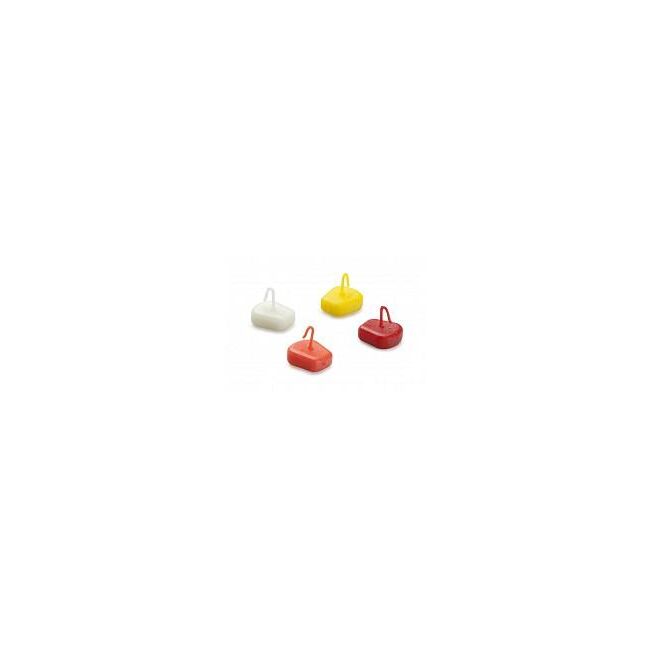 MIVARDI OPRITOR DIN SILICON FORMA PORUMB - GALBEN 15 BUC/PLIC
