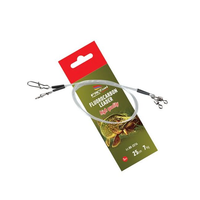 STRUNA FILFISHING FLUOROCARBON LEADER 25 CM / 18 KG / 2 BUC / PLIC