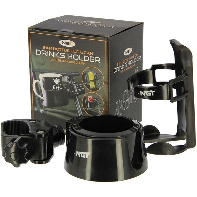 SUPORT UNIVERSAL PENTRU BAUTURI NGT DRINKS HOLDER 3 IN 1