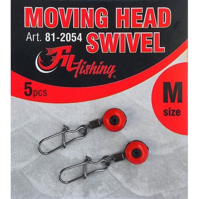 VARTEJ CU MARGEA CULISANT FILFISHING MOVING HEAD SWIVEL  S / 5 BUC / PLIC 