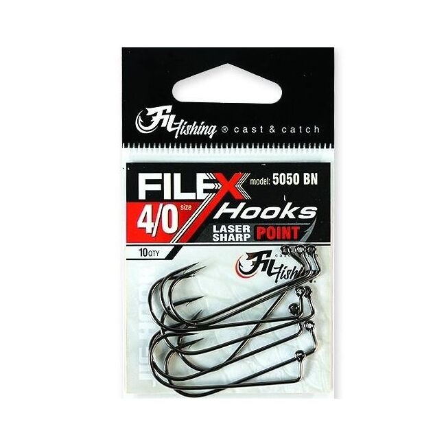 CARLIGE FILFISHING JIG  NR 2/0 BLACK NICKEL  10 BUC / PLIC 