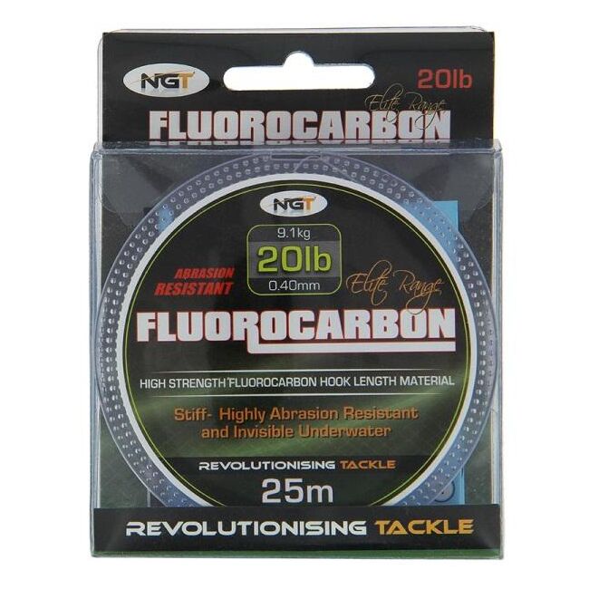 FLUOROCARBON NGT 20LB/0.40MM/9.1KG/25M
