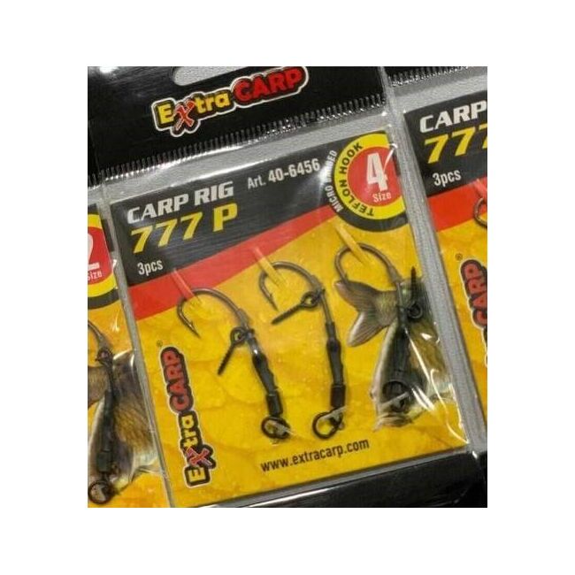 MONTURA EXTRA CARP RONNIE RIG 777P CU SURUB METALIC NR 2 / 3 BUC / PLIC 