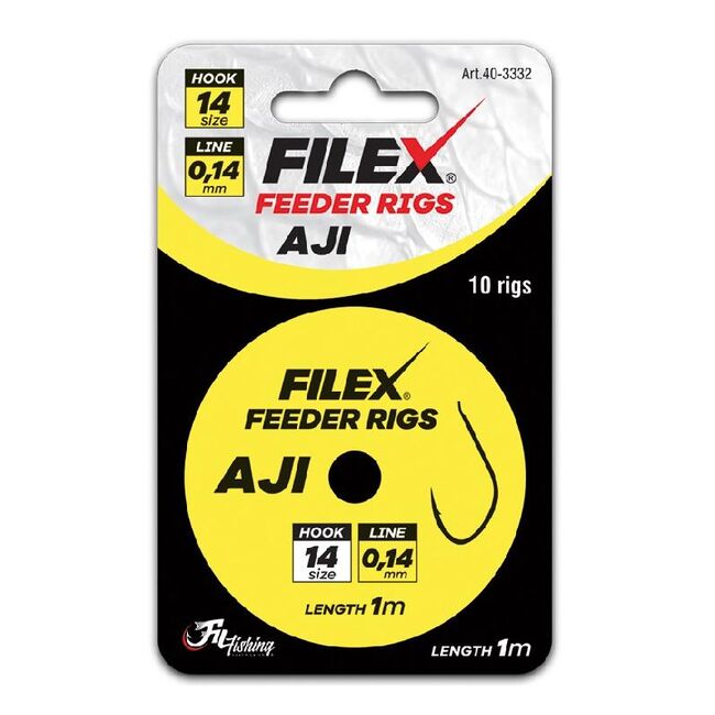 MONTURA FILEX METHOD FEEDER RIG CARLIG AJI NR 16 / 0.12 MM / 1M / 10 BUC 